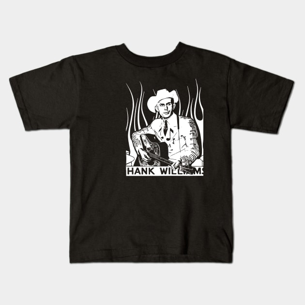 Hank Williams Kids T-Shirt by irkife